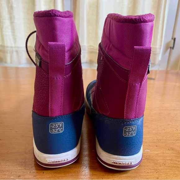 Merrell Snow Bank 2.0 Boot, Waterproof, Size 4, Berry - Picture 8 of 10